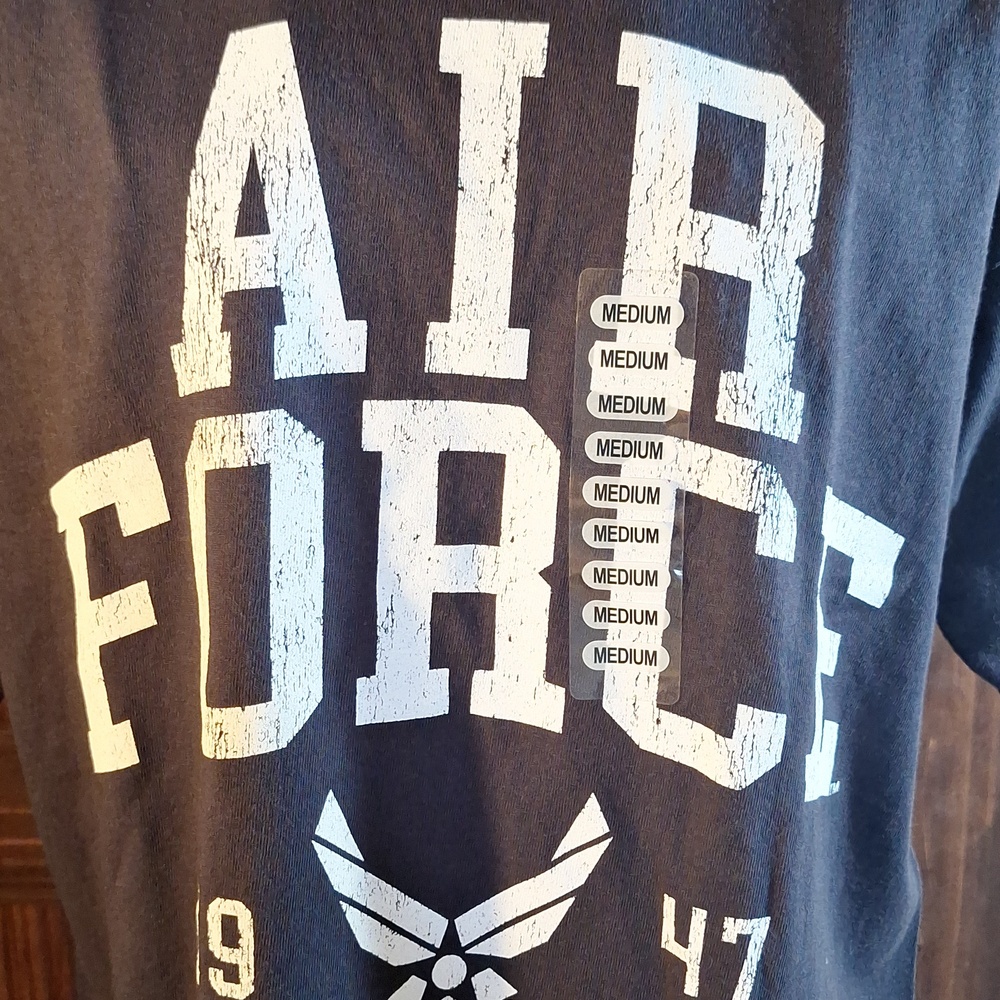 NWT Black AIR FORCE Graphic Tee